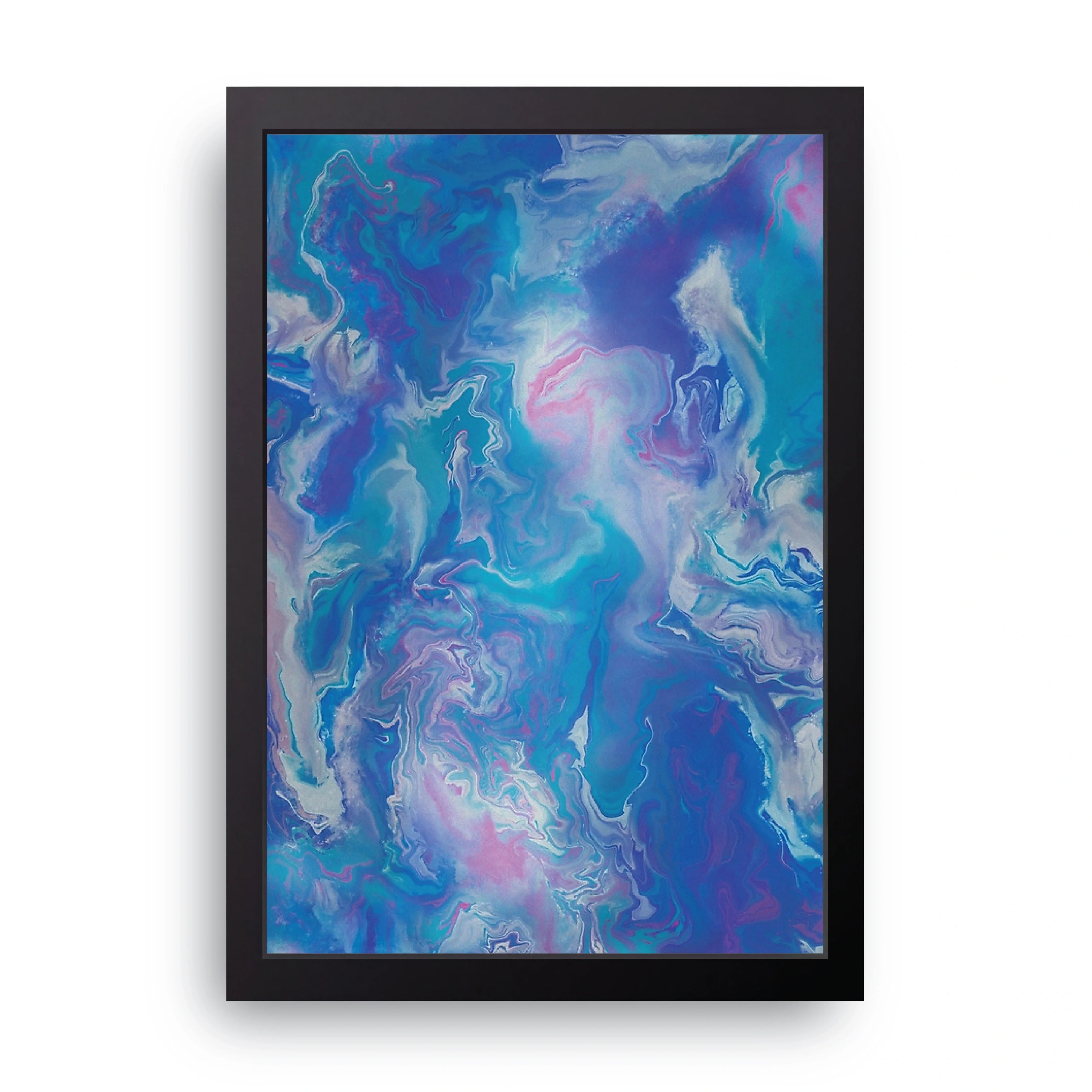 Oil Slick framed wall art print — HIBR