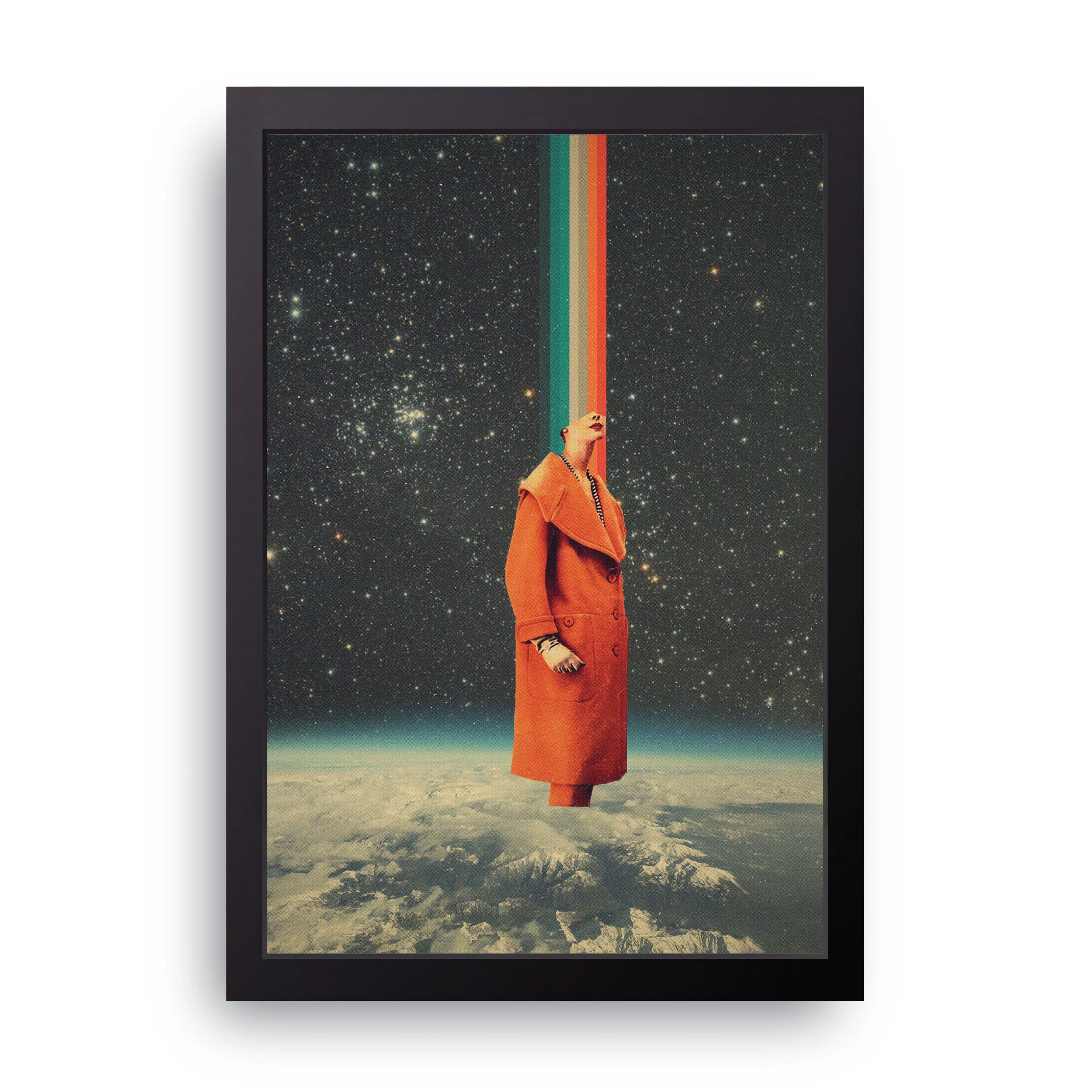 Rainbow Beam framed wall art print — HIBR