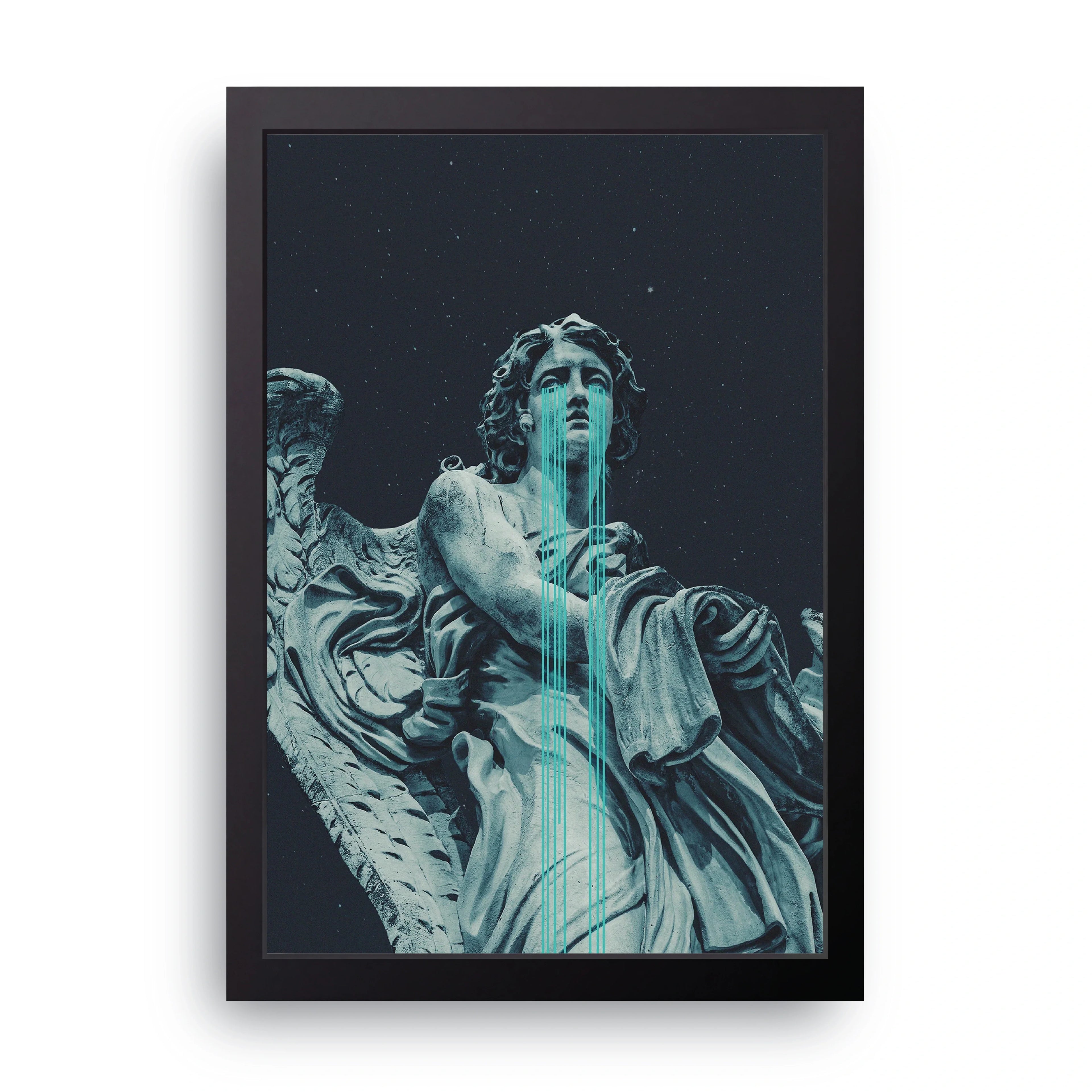 Weeping Angel framed wall art print — HIBR