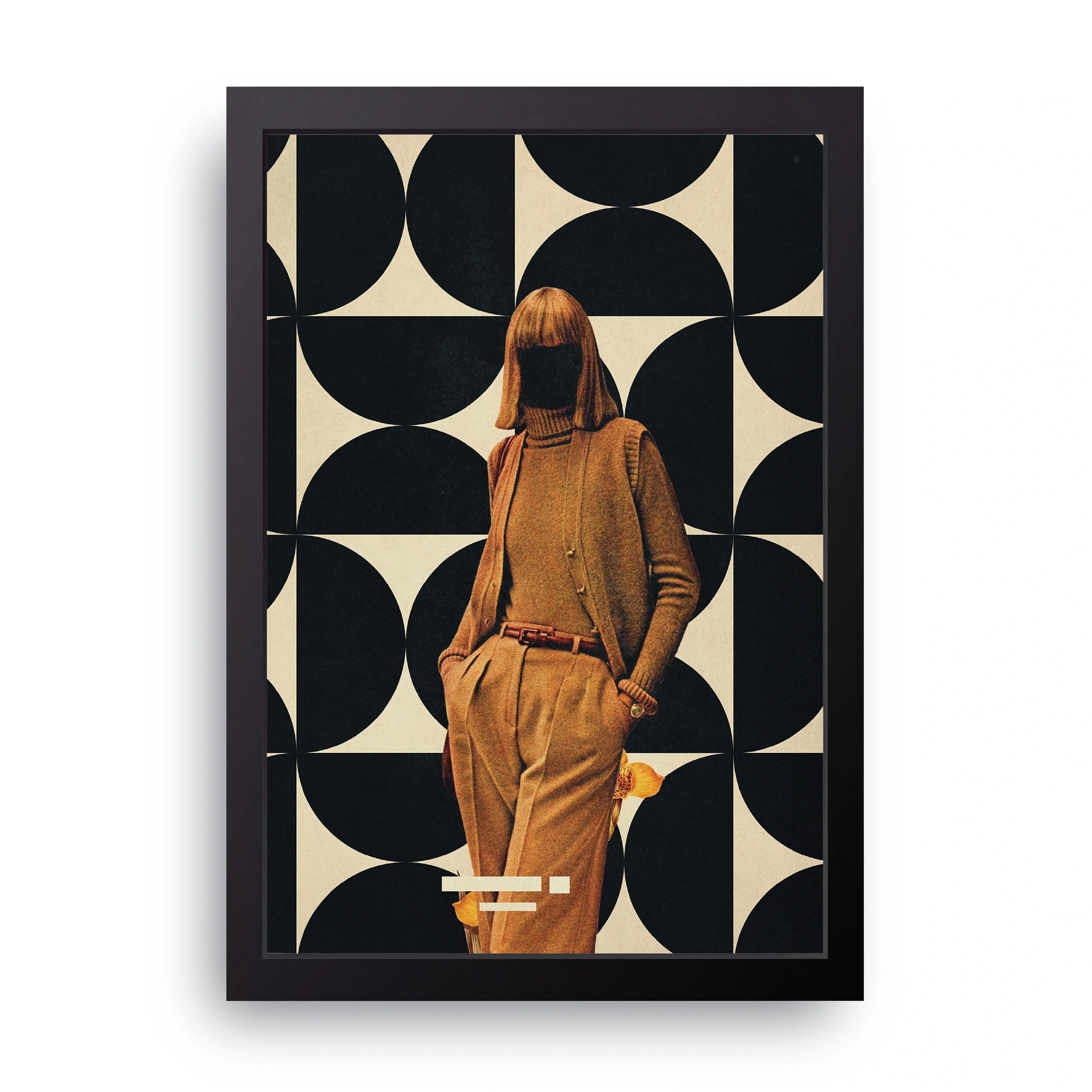 Retro Pattern framed wall art print — HIBR