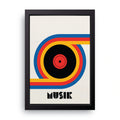 Musik Record framed wall art print — HIBR