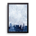 City Map framed wall art print — HIBR