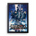 ATTACK ON TITAN (14) framed wall art print — HIBR