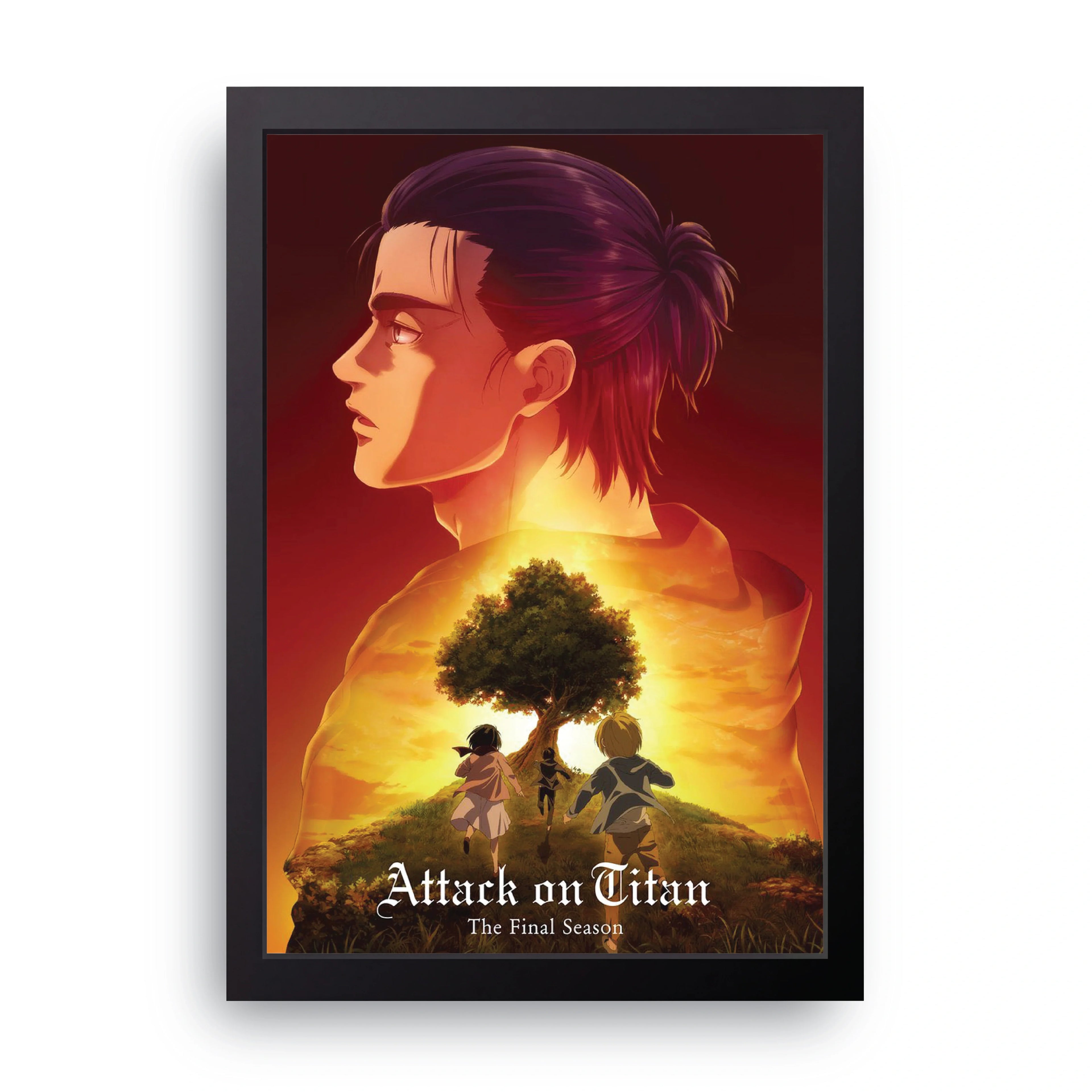 ATTACK ON TITAN (16) framed wall art print — HIBR