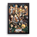 ATTACK ON TITAN (17) framed wall art print — HIBR