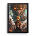 ATTACK ON TITAN (1) framed wall art print — HIBR