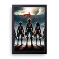 ATTACK ON TITAN (9) framed wall art print — HIBR