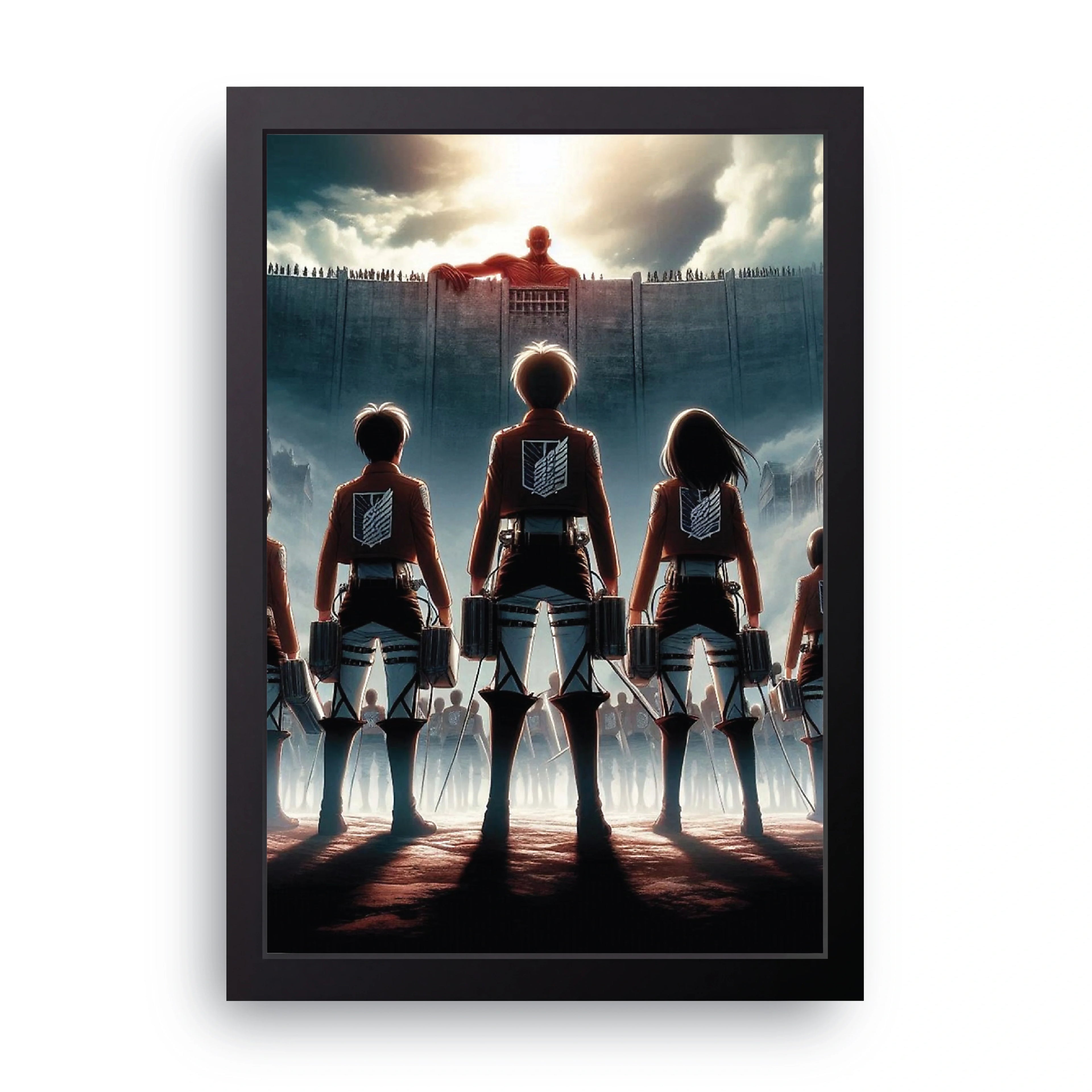 ATTACK ON TITAN (9) framed wall art print — HIBR