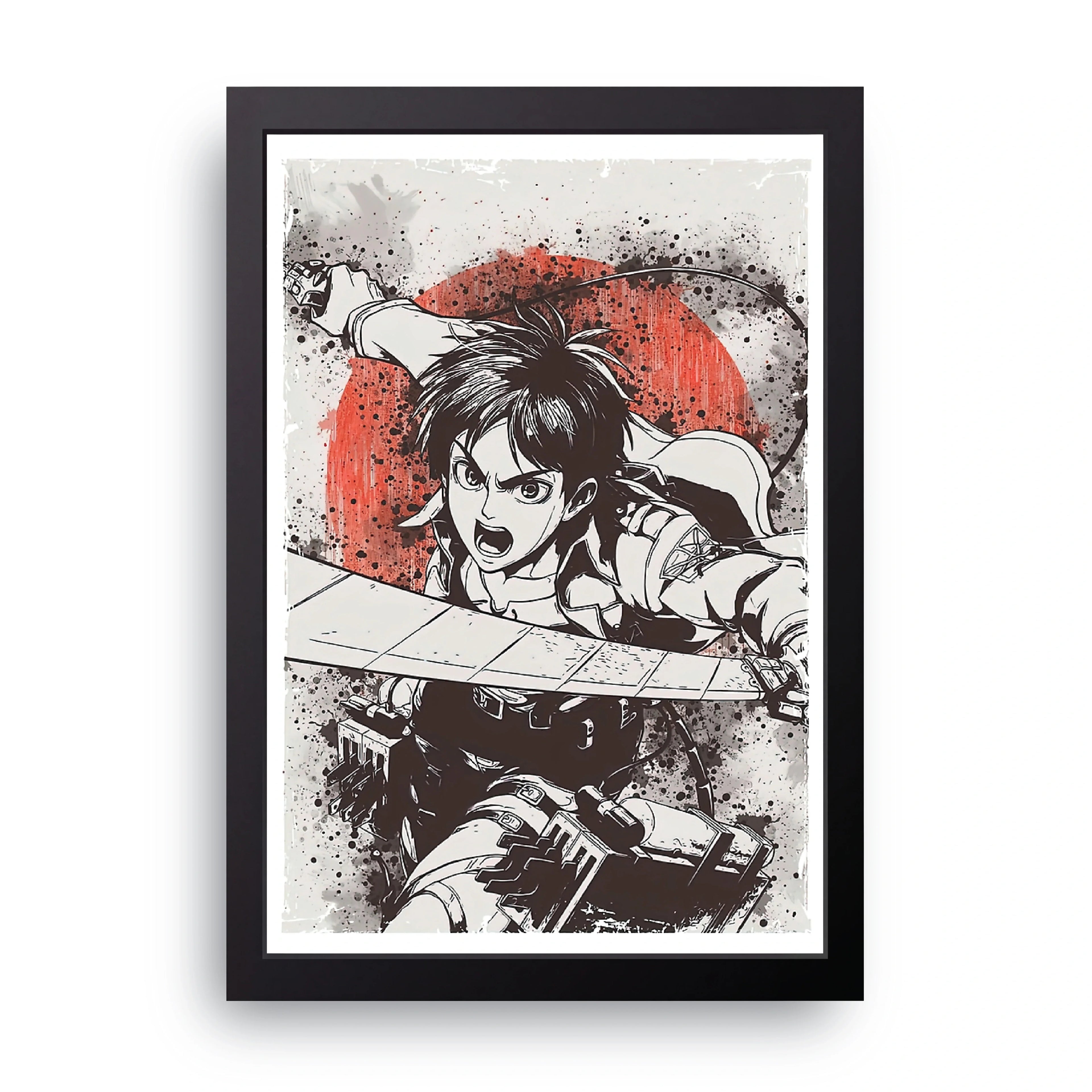 ATTACK ON TITAN (5) framed wall art print — HIBR