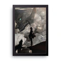 Shadow Giant framed wall art print — HIBR