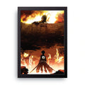 ATTACK ON TITAN (10) framed wall art print — HIBR