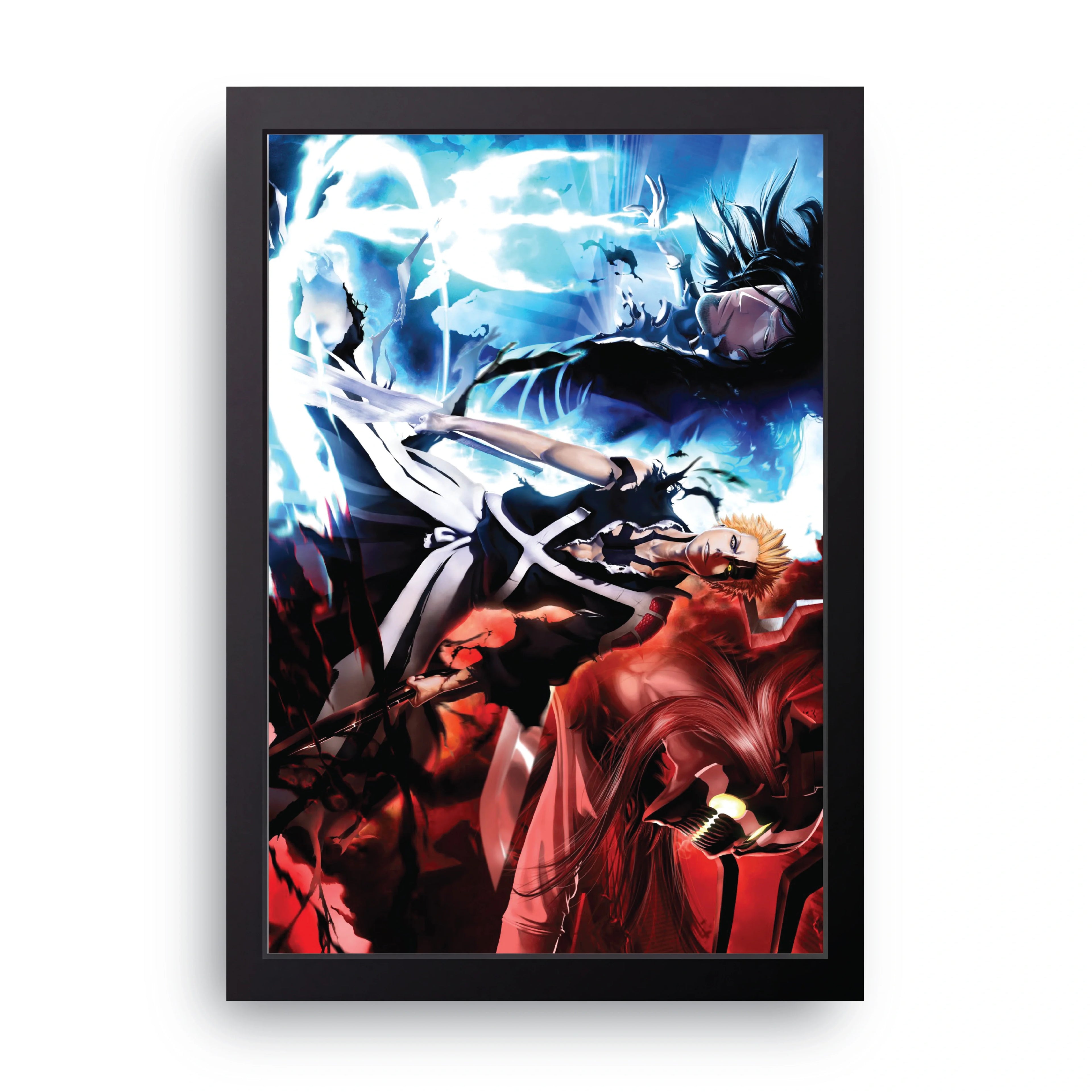 BLEACH 1 framed wall art print — HIBR