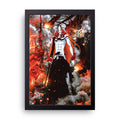 BLEACH 2 framed wall art print — HIBR