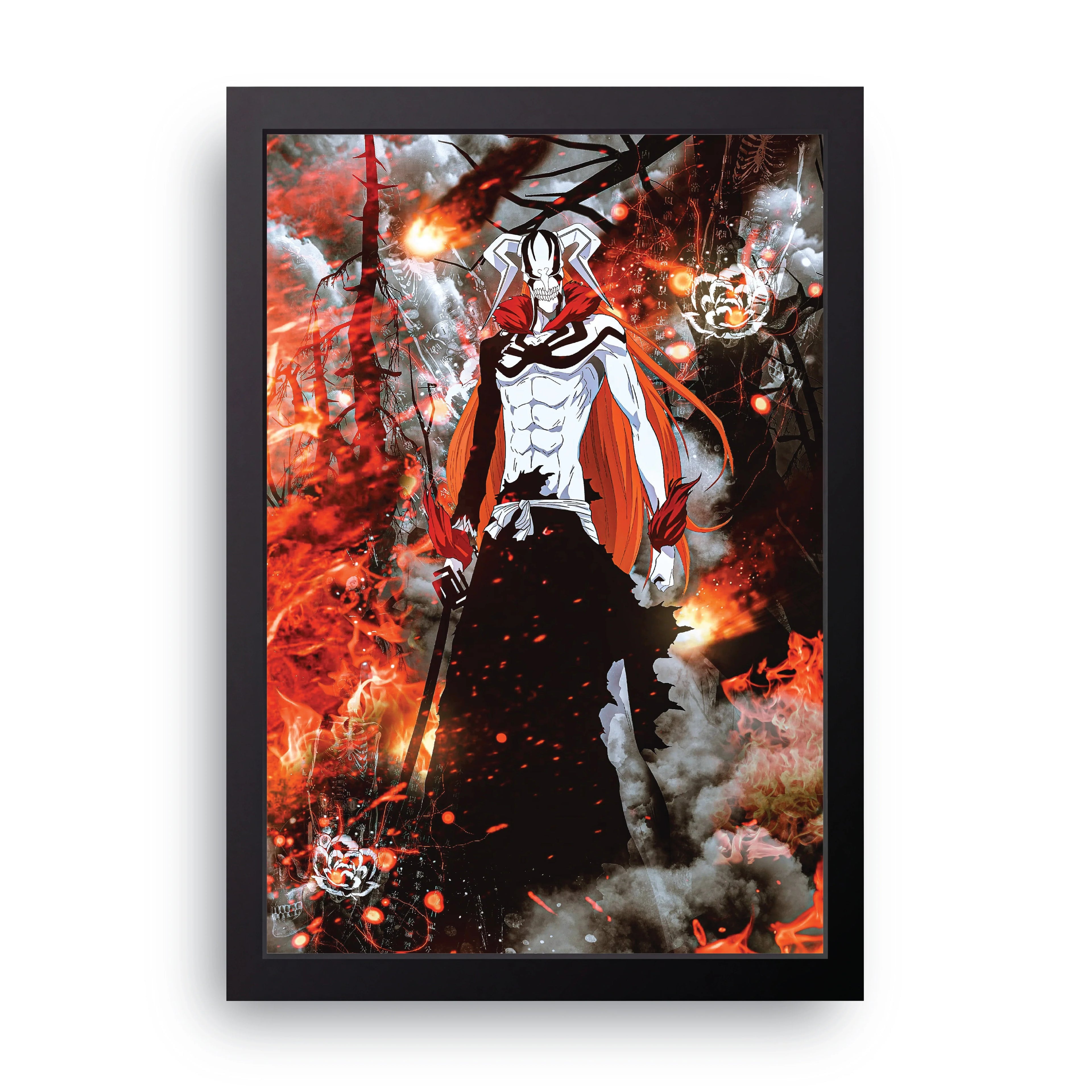 BLEACH 2 framed wall art print — HIBR