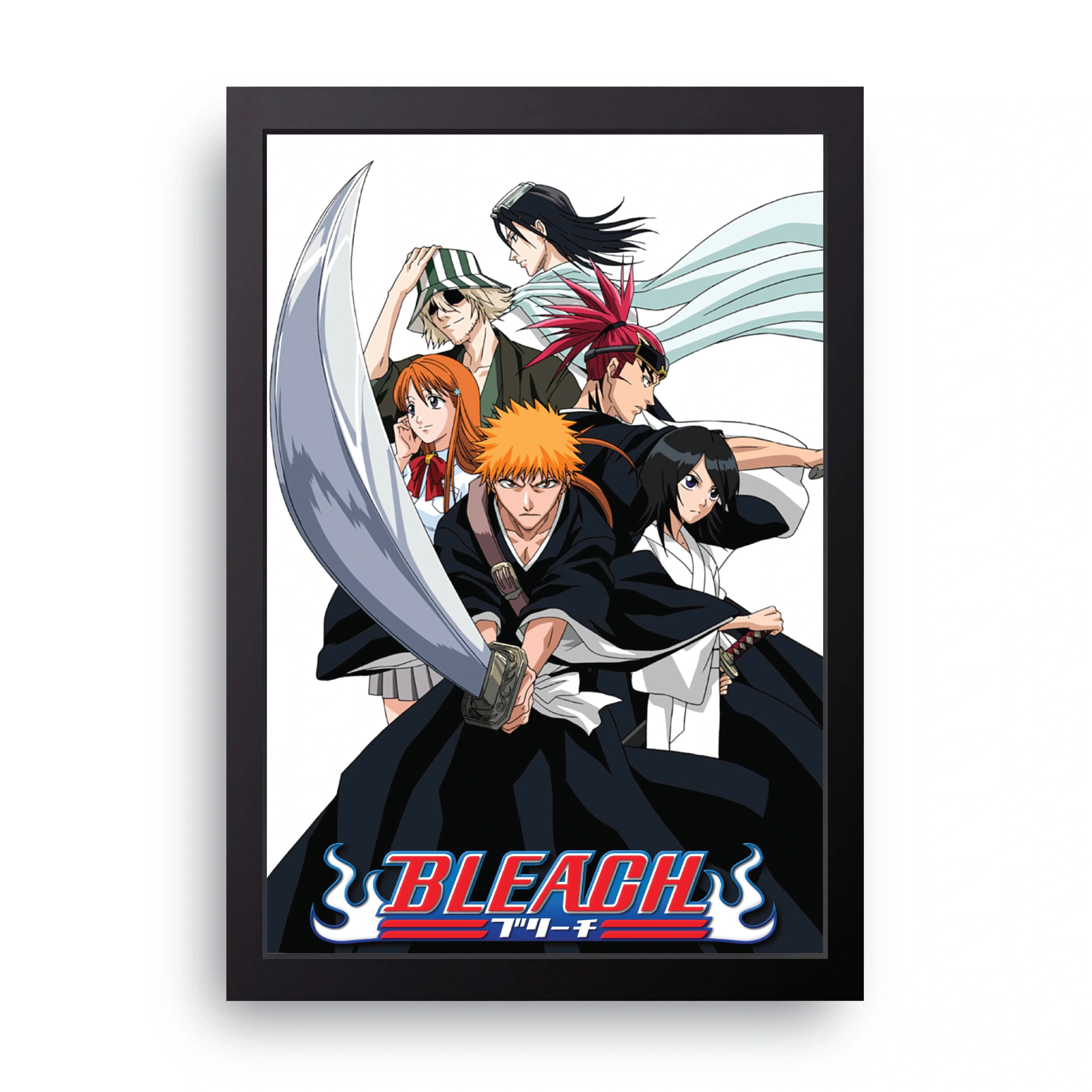 BLEACH 3 framed wall art print — HIBR
