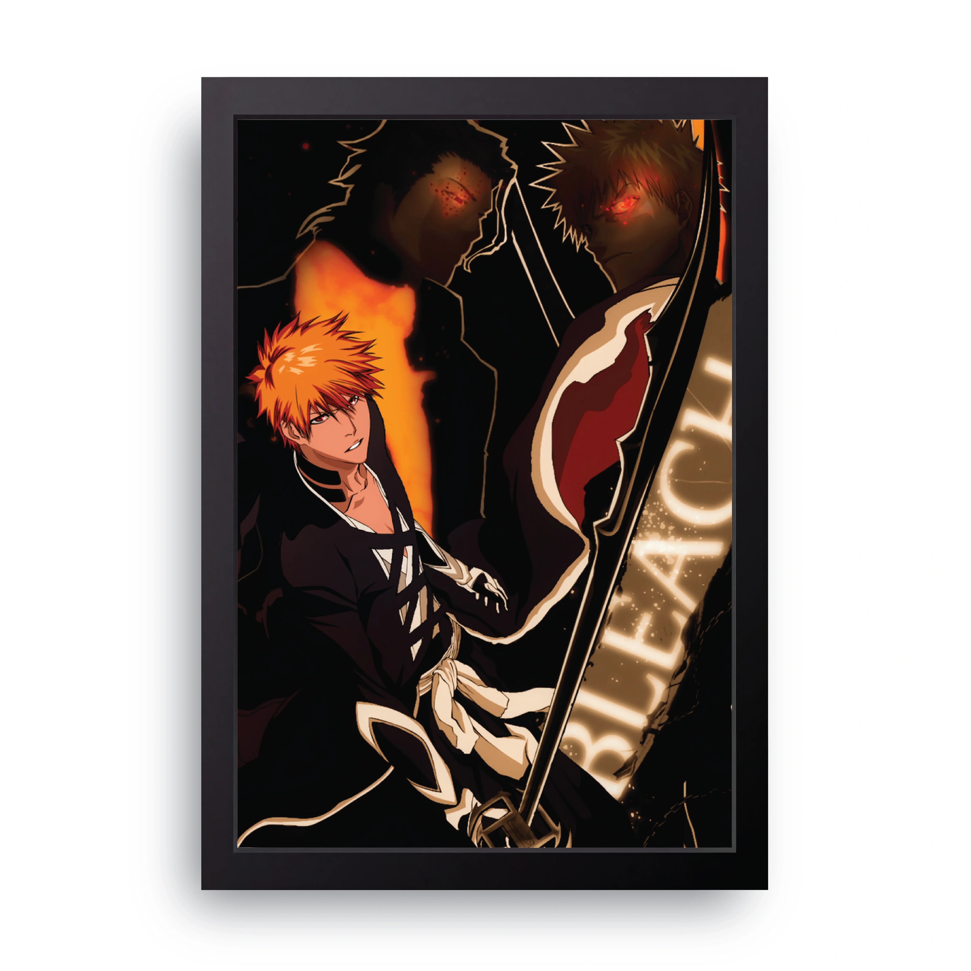 BLEACH 6 framed wall art print — HIBR