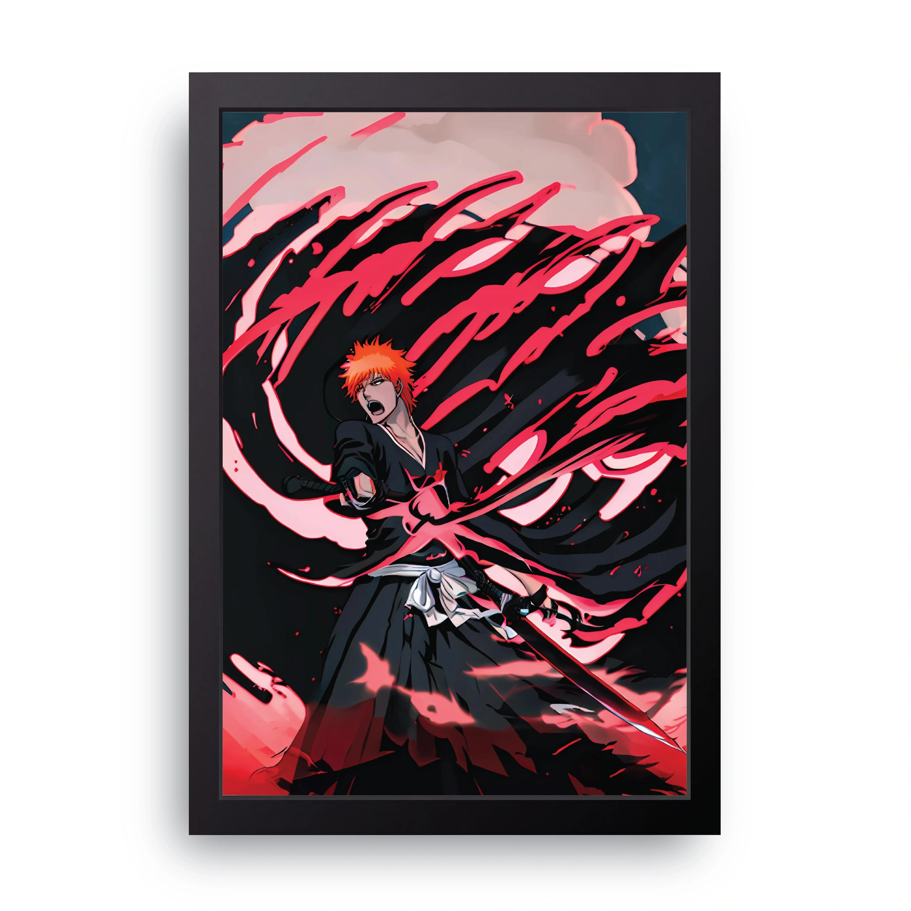 BLEACH 7 framed wall art print — HIBR