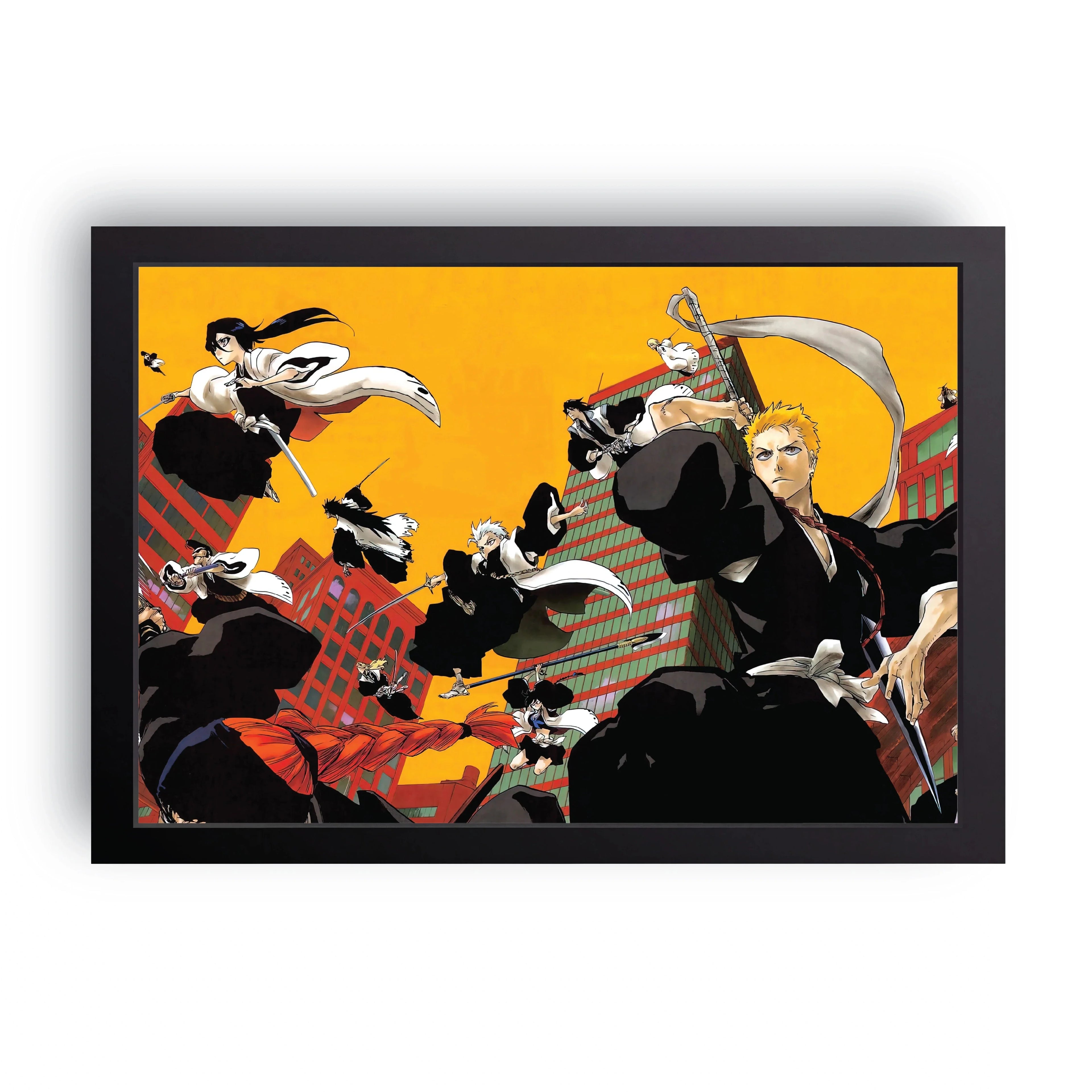 BLEACH 11 framed wall art print — HIBR