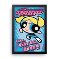 Go Girls Go framed wall art print — HIBR