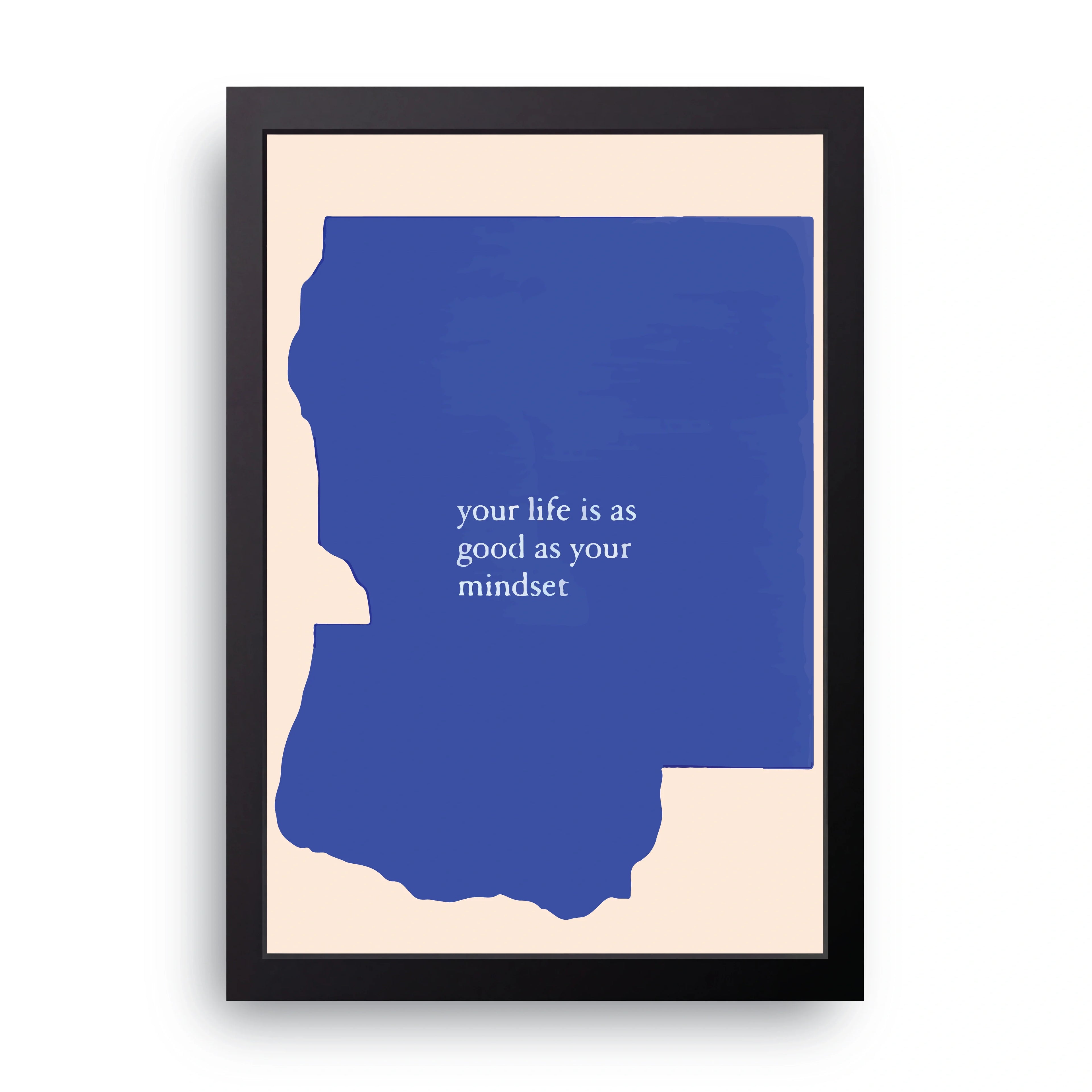 Good Mindset framed wall art print — HIBR