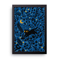 Night Cat framed wall art print — HIBR