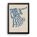 Teenage Fever framed wall art print — HIBR