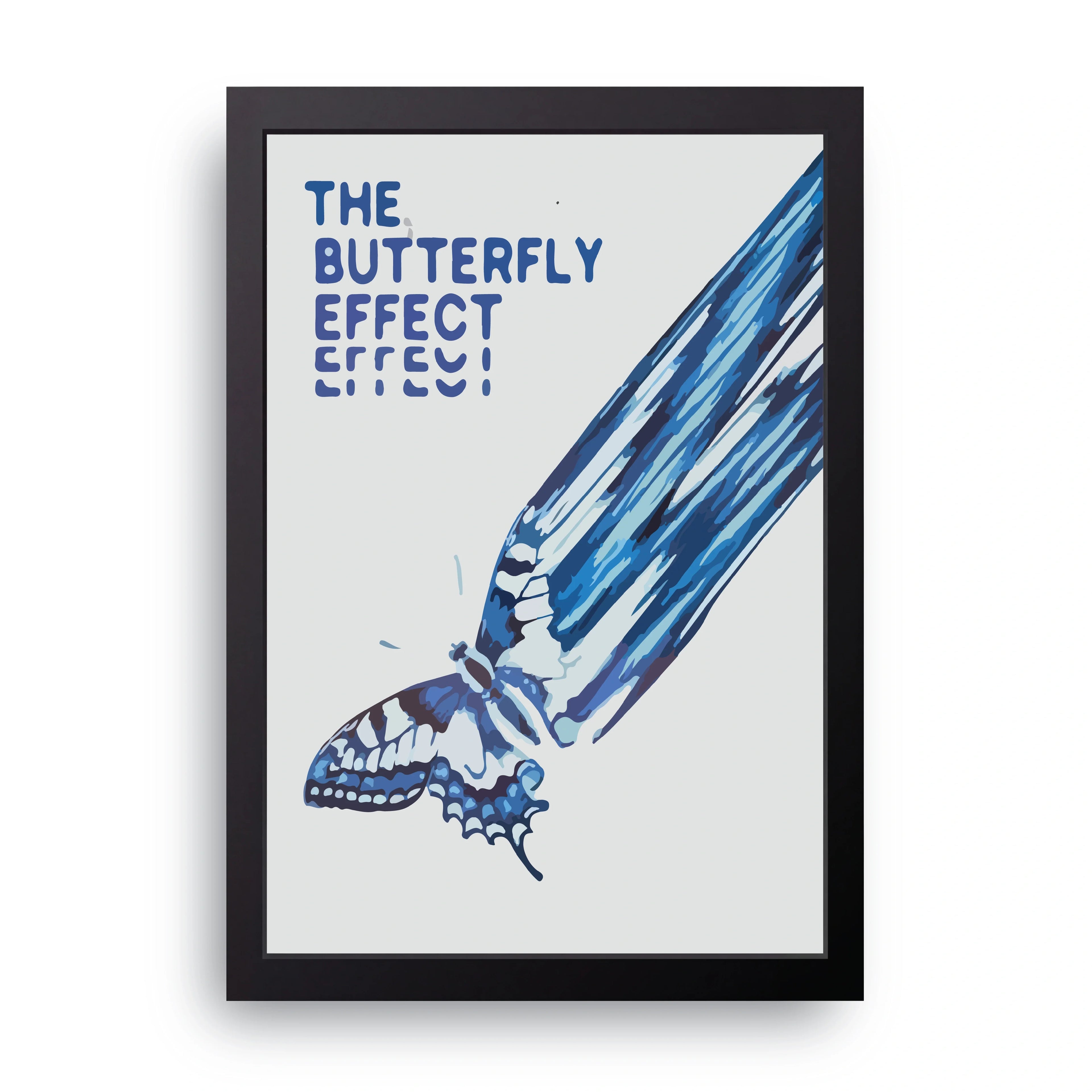 Butterfly Effect framed wall art print — HIBR