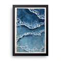 Ocean Waves framed wall art print — HIBR