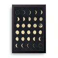 Moon Phases 2 framed wall art print — HIBR