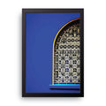 Blue Arch framed wall art print — HIBR