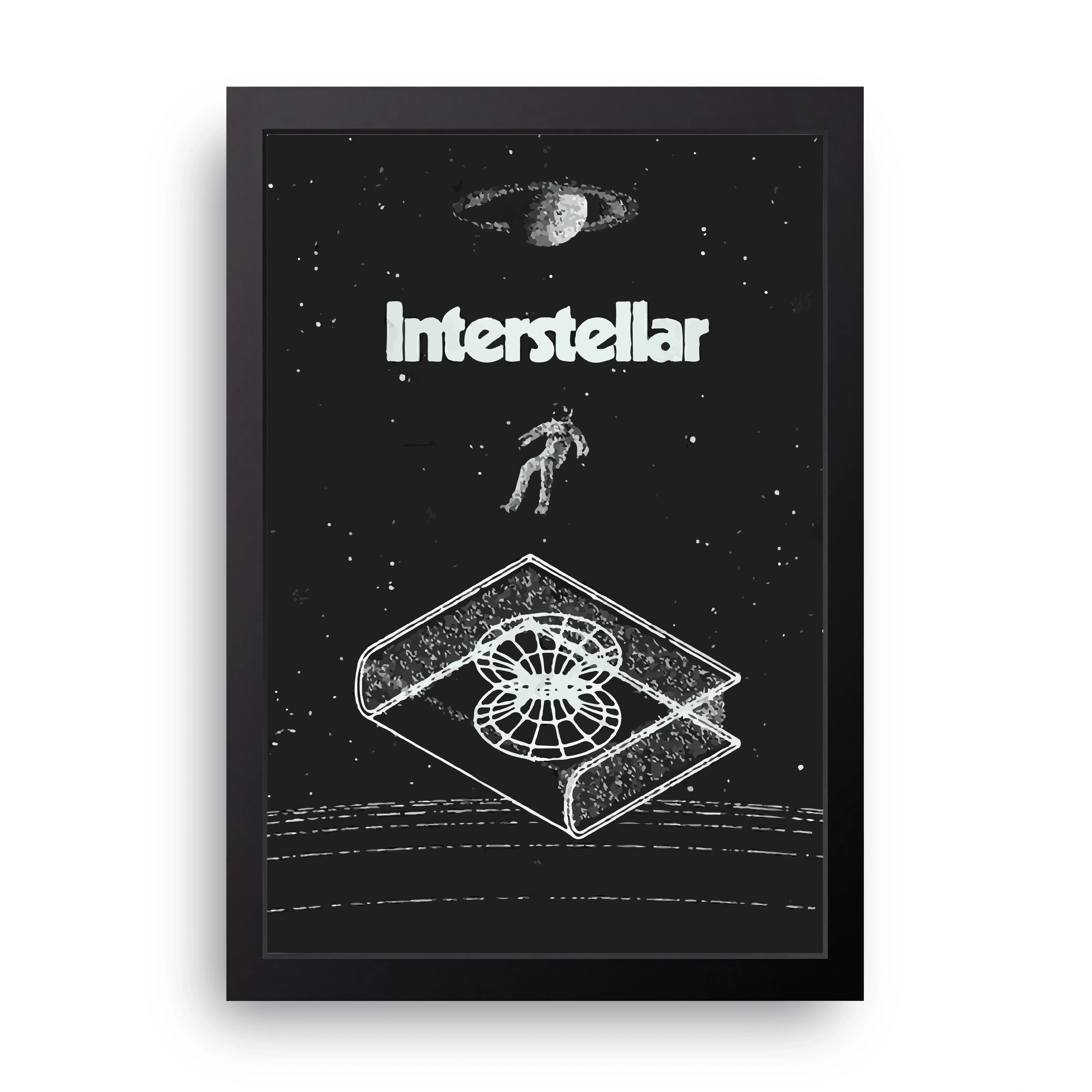 Interstellar framed wall art print — HIBR