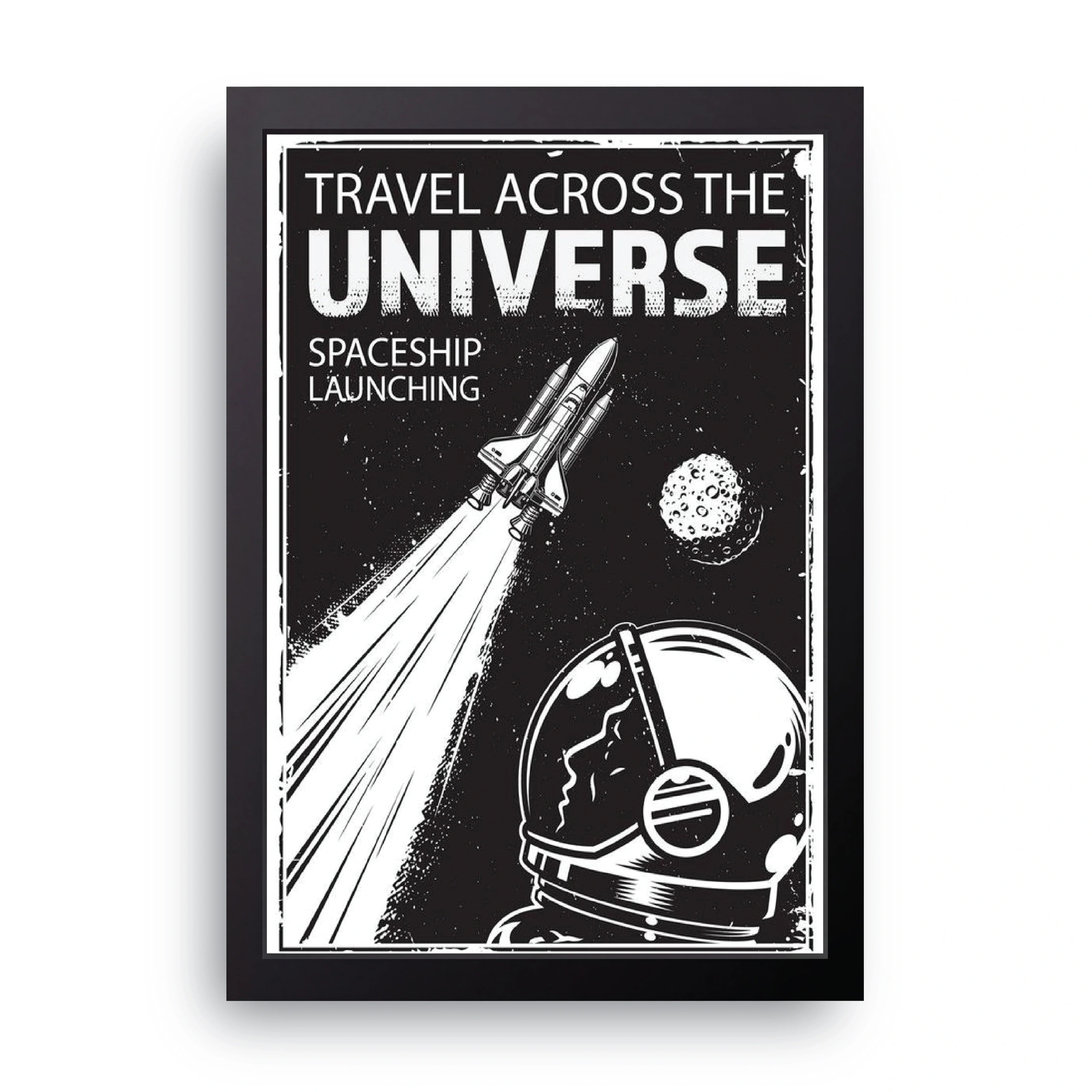 Travel Across The Universe framed wall art print — HIBR