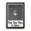 Find Your Place framed wall art print — HIBR