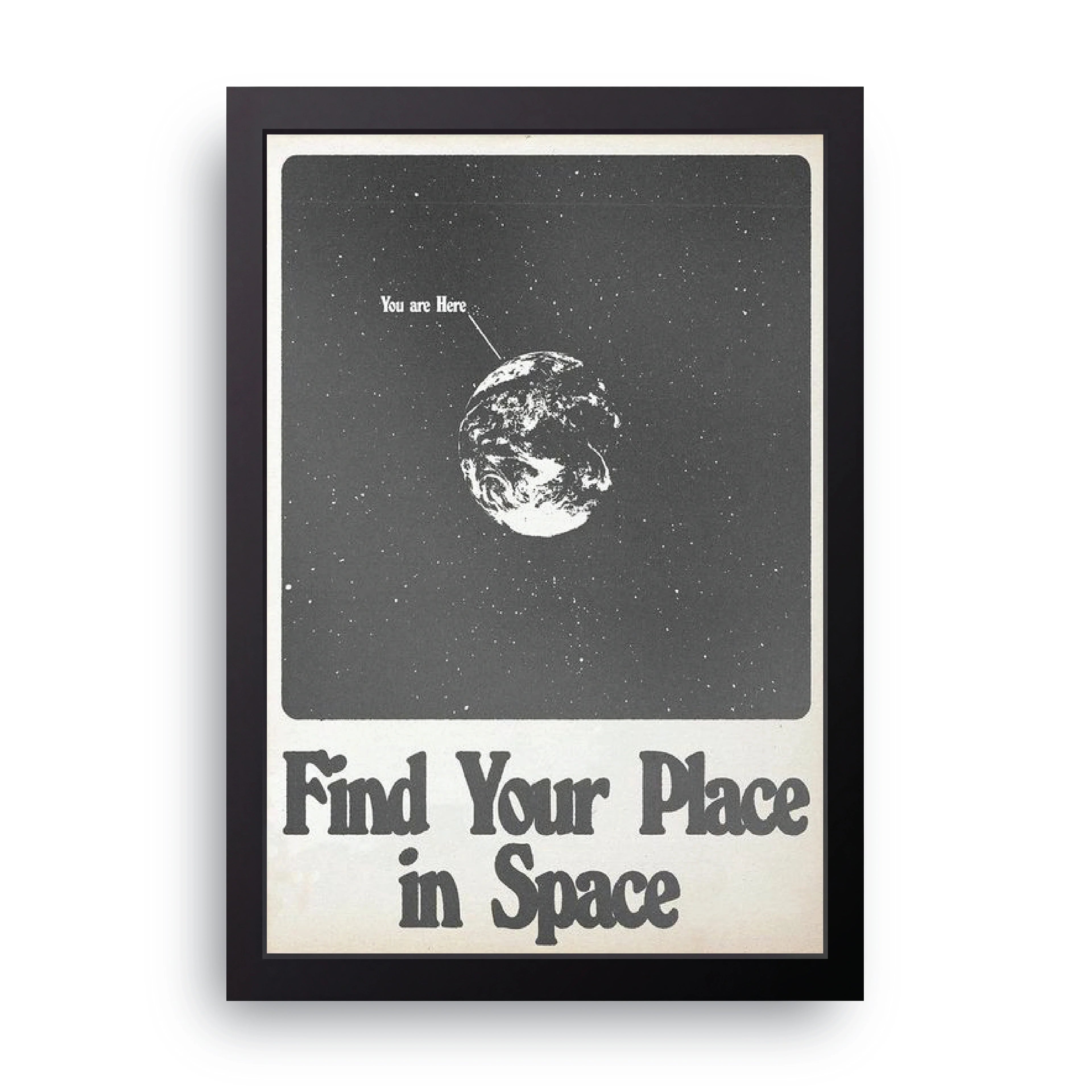 Find Your Place framed wall art print — HIBR