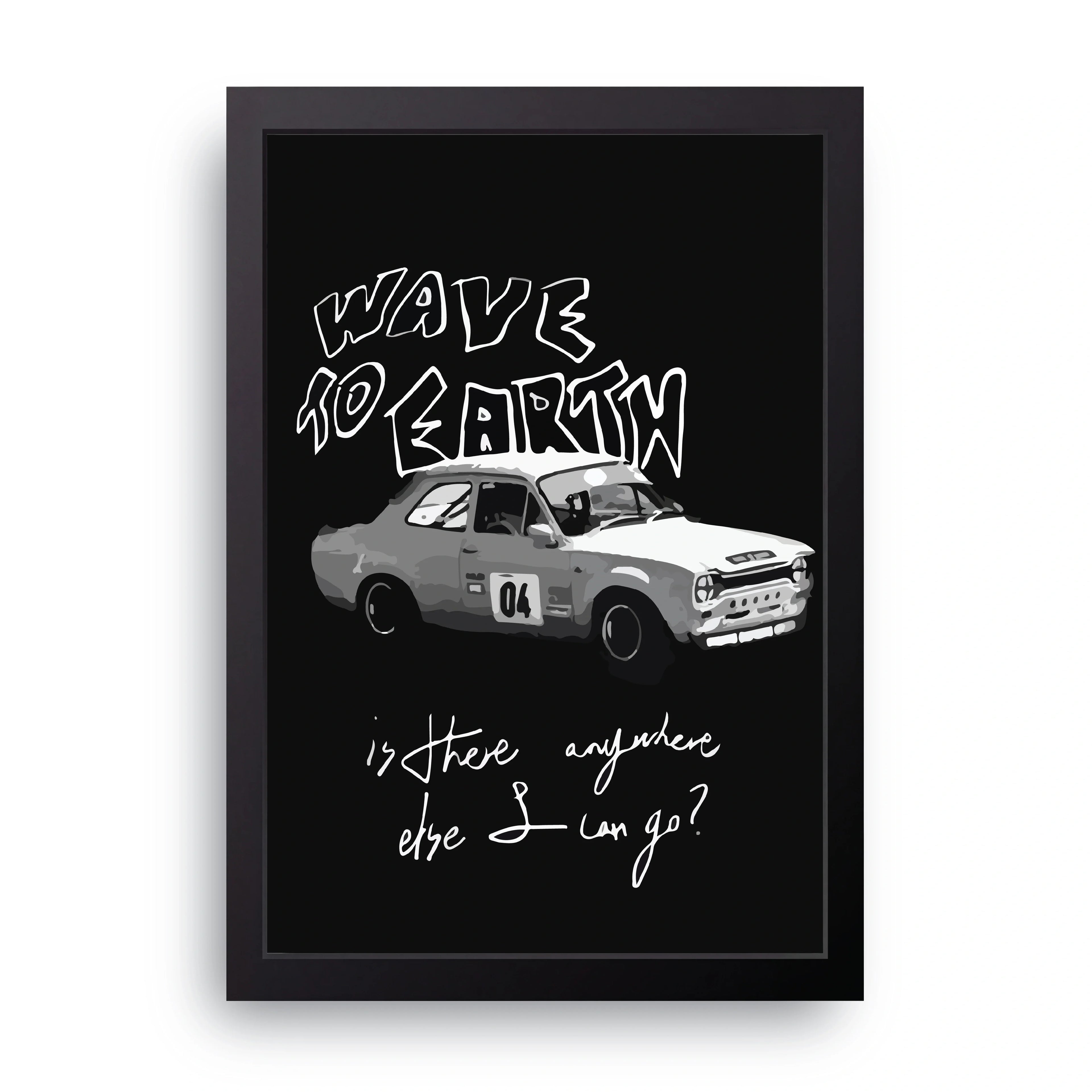 Is There Anywhere framed wall art print — HIBR
