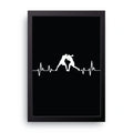 Boxing Heartbeat framed wall art print — HIBR