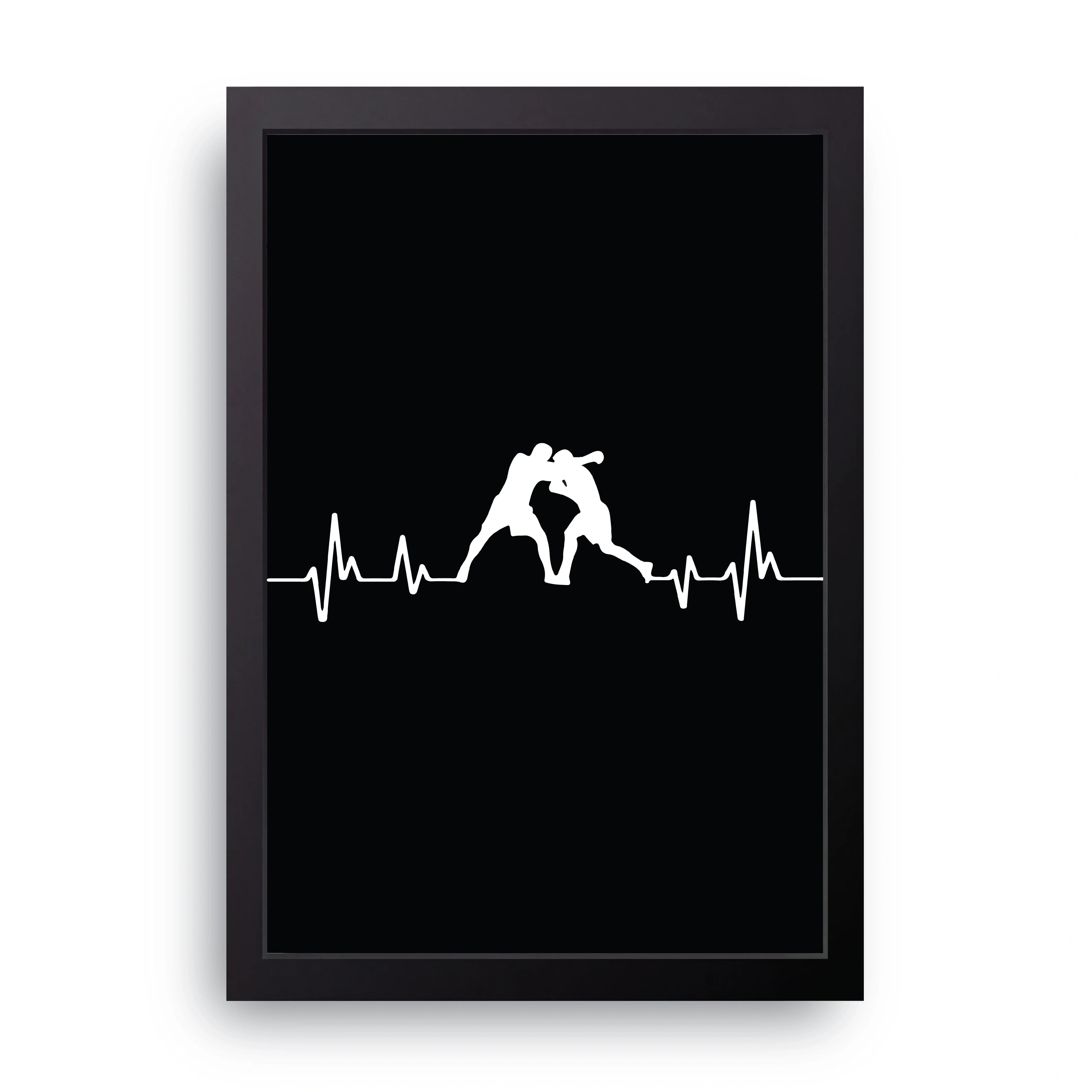 Boxing Heartbeat framed wall art print — HIBR