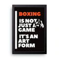 Boxing Art Form framed wall art print — HIBR