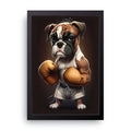 Boxer Bulldog framed wall art print — HIBR