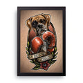Go Down Swinging framed wall art print — HIBR