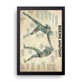 Boxing Anatomy framed wall art print — HIBR