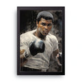 Ali Portrait framed wall art print — HIBR