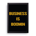 BUSINESS (1) framed wall art print — HIBR