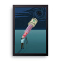 BUSINESS (2) framed wall art print — HIBR
