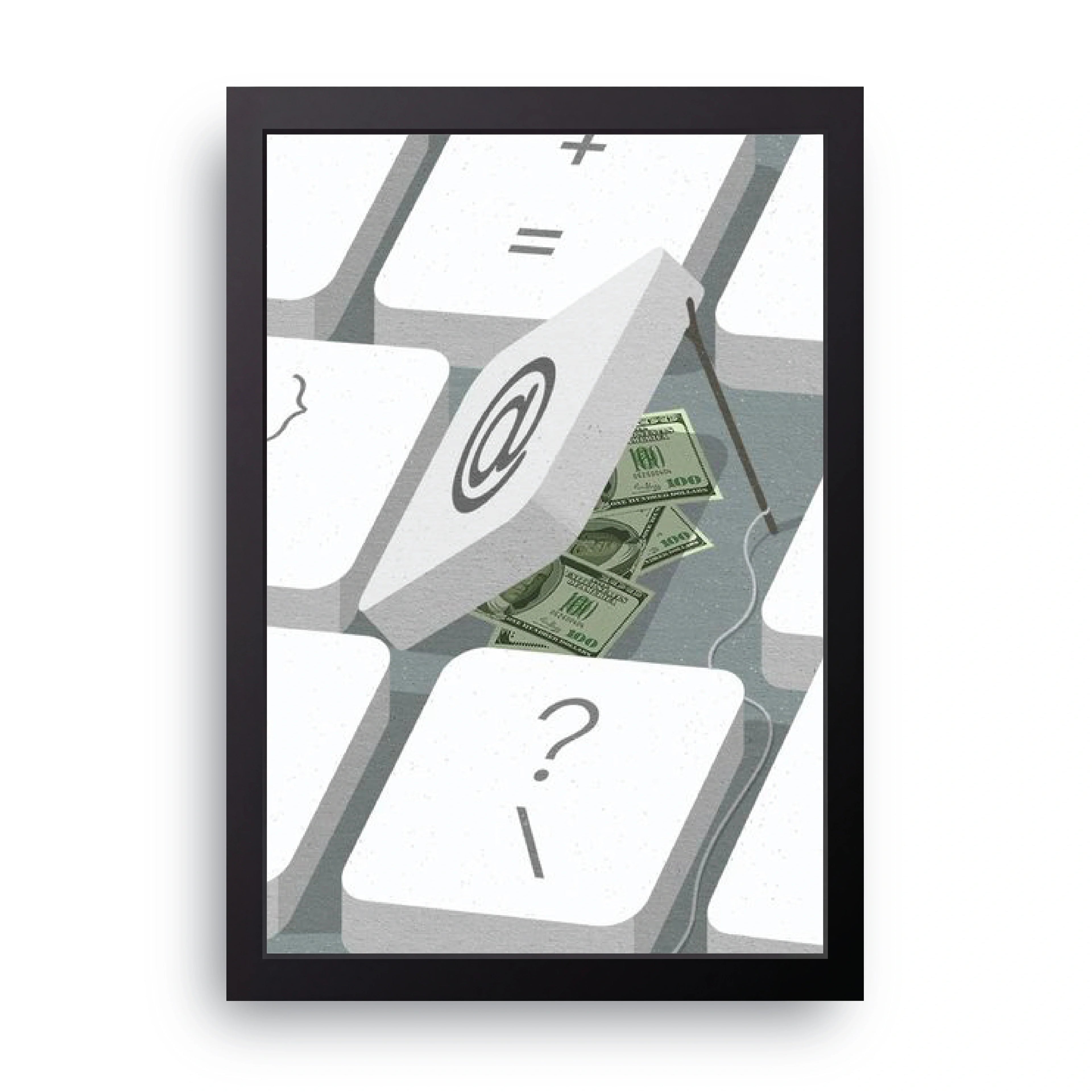 BUSINESS (4) framed wall art print — HIBR