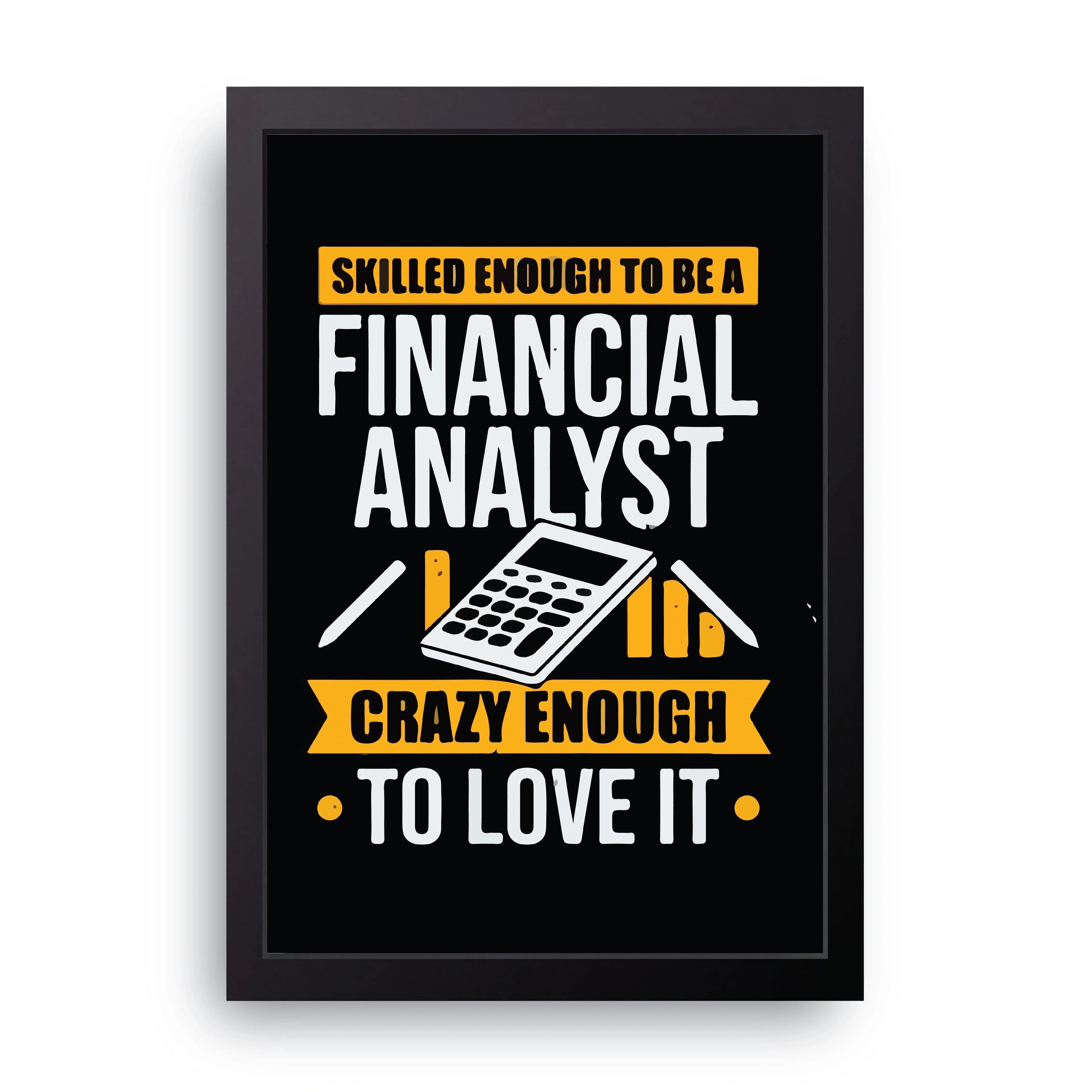 BUSINESS (7) framed wall art print — HIBR