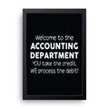 BUSINESS (10) framed wall art print — HIBR