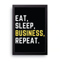 BUSINESS (13) framed wall art print — HIBR
