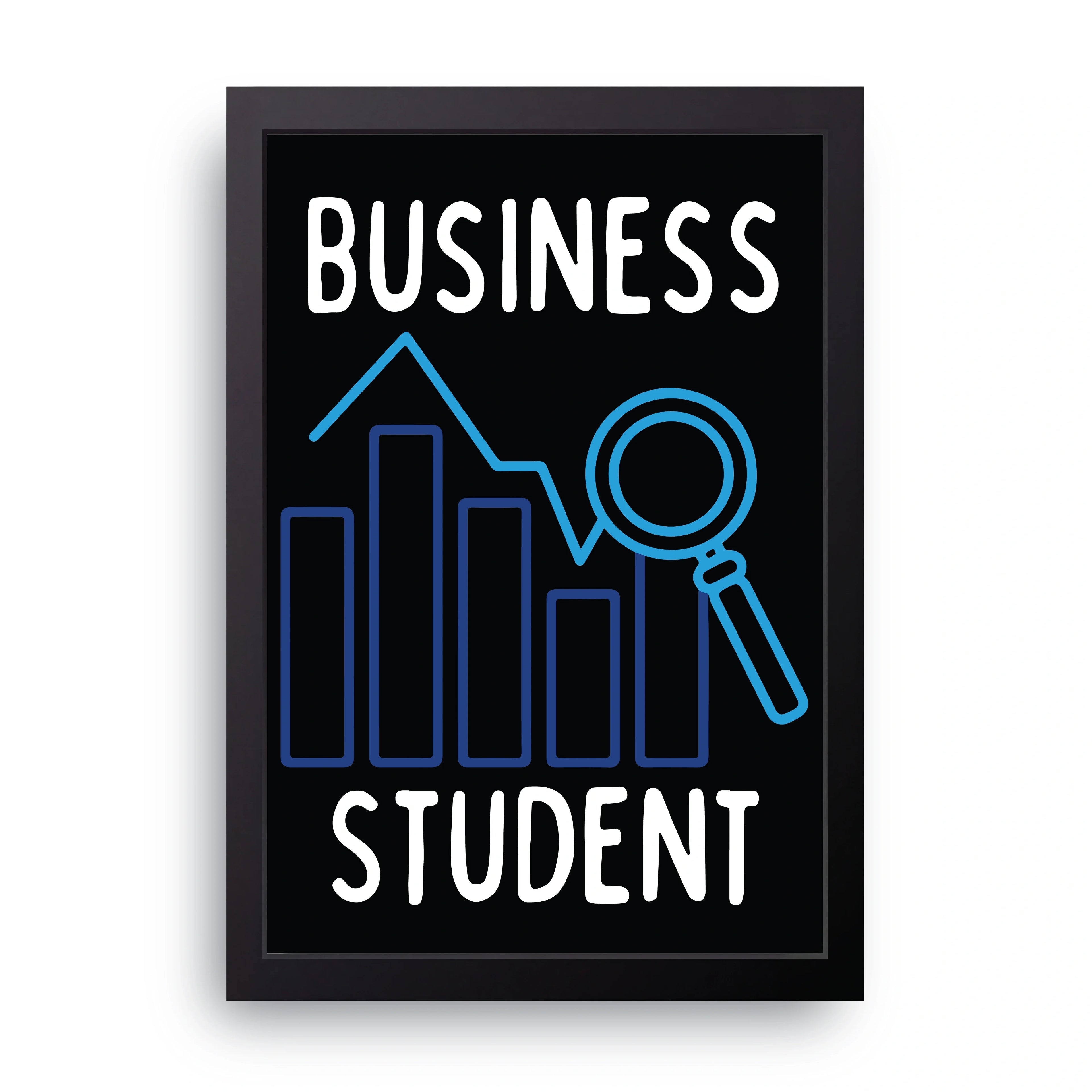 BUSINESS (14) framed wall art print — HIBR