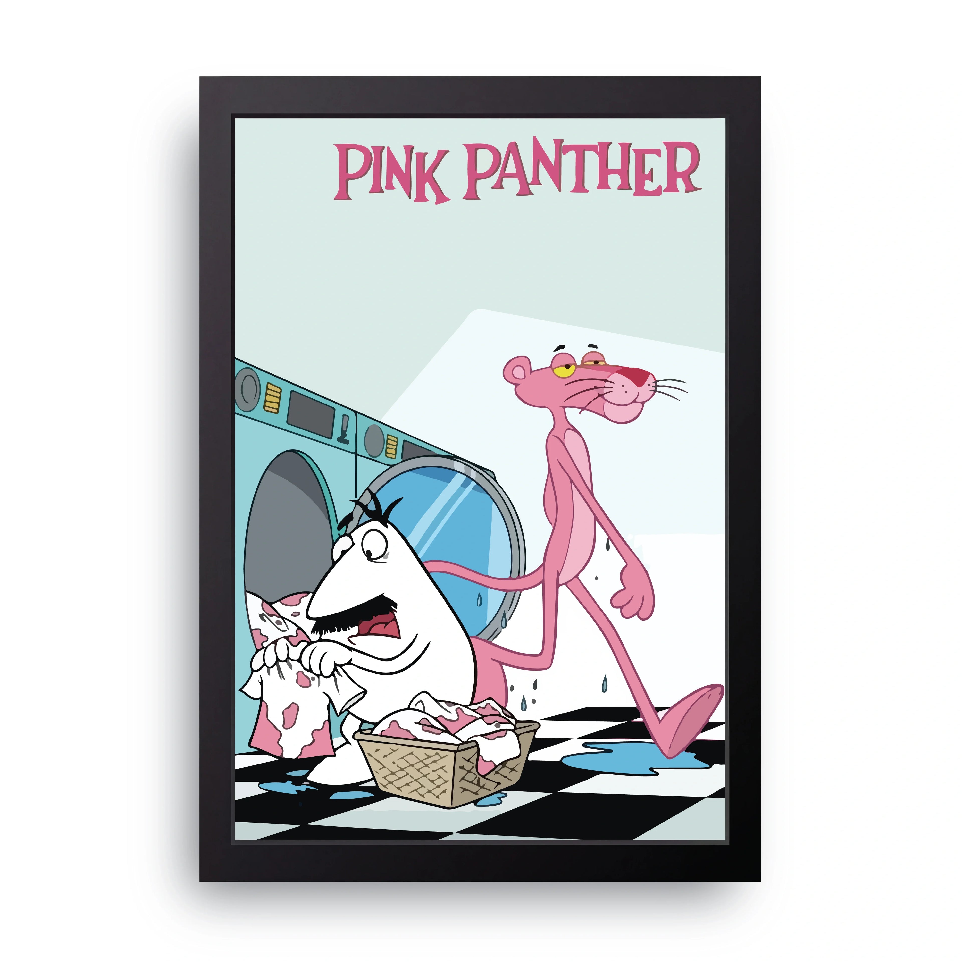 Pink Panther framed wall art print — HIBR